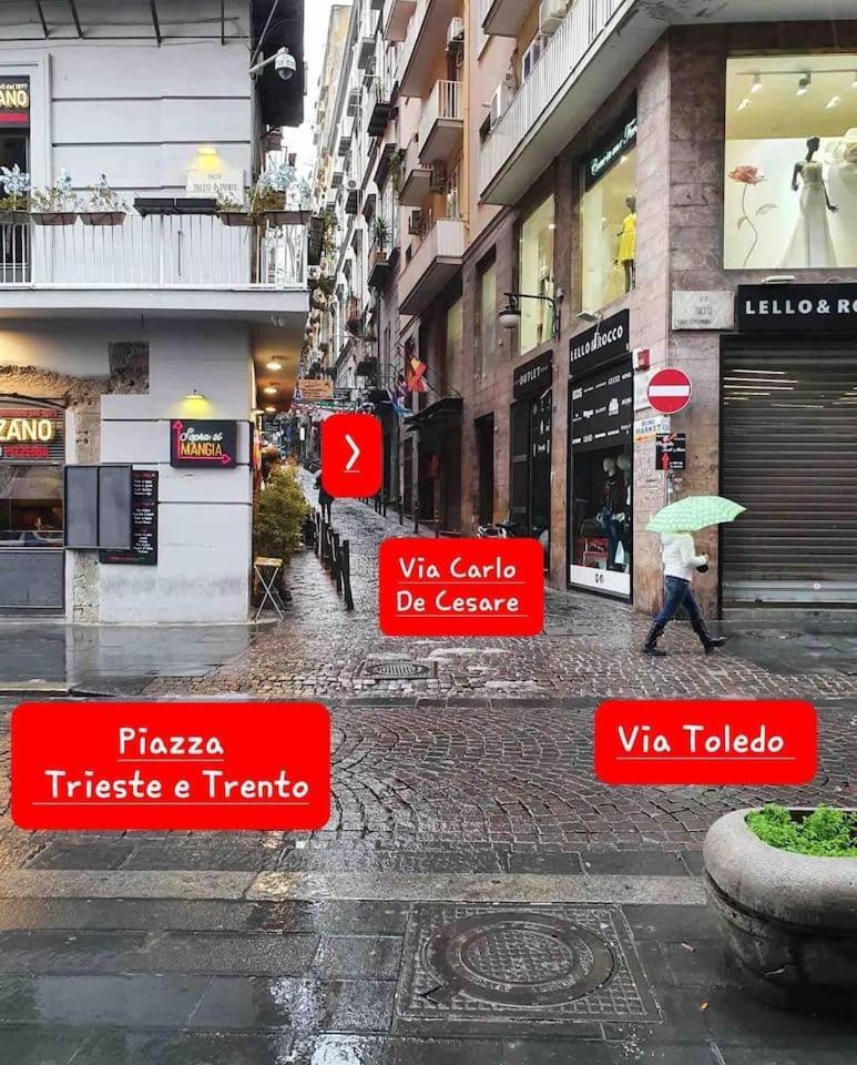Traversa Toledo, Intero Appartamento Al Plebiscito نابولي المظهر الخارجي الصورة
